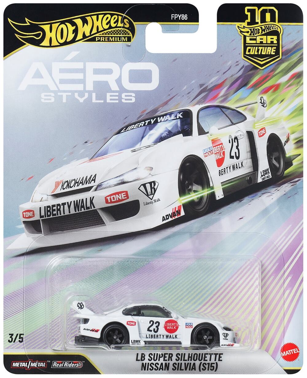 Hot Wheels Car Culture Aero Styles Silvia S15 LB Super Silhouette NIB